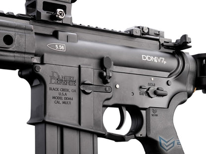 EMG x Daniel Defense DDM4 V7P EAG Electric Air Gun (EDGE II Gearbox - 4.5mm/.177 - sV7p) (inc. lipo bat. and charger)