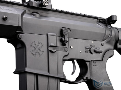 EMG x Daniel Defense M4 EAG Electric Air Gun (EDGE II Gearbox - NSR Gen. 4 RIS - 4.5mm/.177 - Chainsaw - sNCS-10B) (inc. lipo bat. and charger)