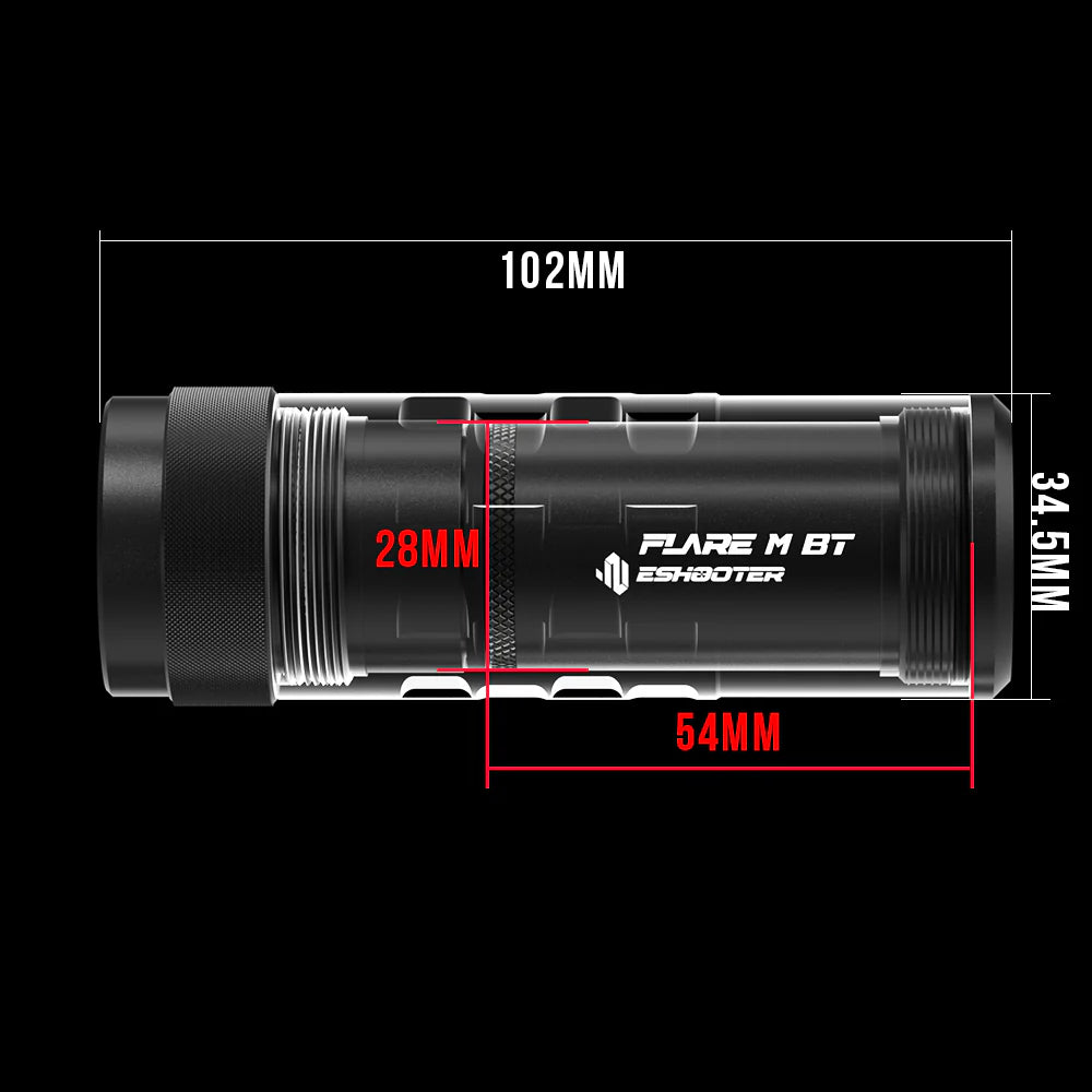 E-Shooter Suppressor & Housing for  Flare M Type A (C200)