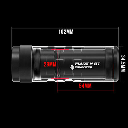 E-Shooter Suppressor & Housing for  Flare M Type A (C200)