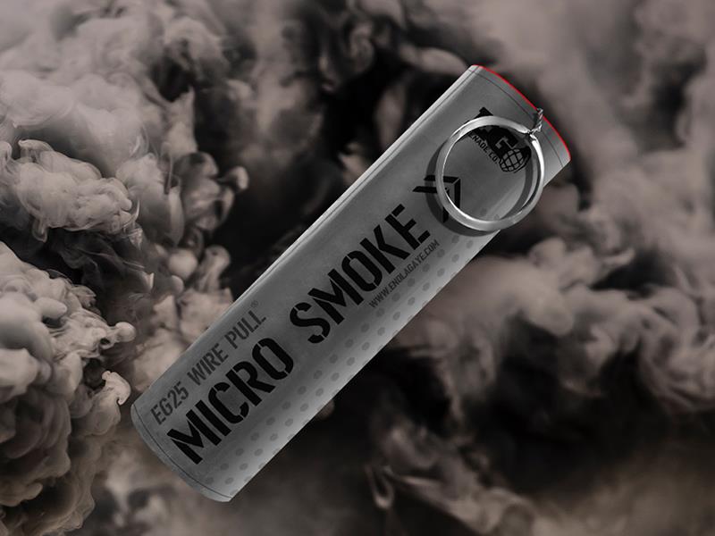 Enola Gaye EG25 Wire Pull Micro Smoke Grenade (EG25BK - Black)