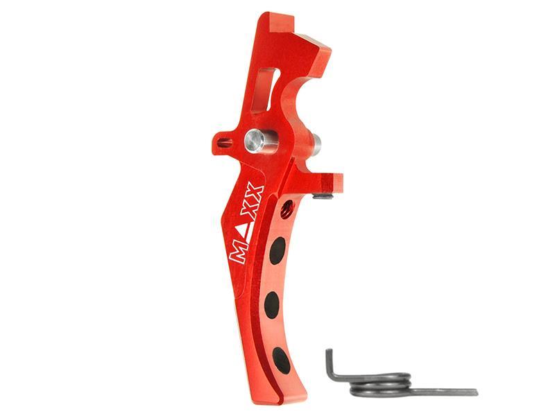 Maxx Model CNC Aluminum Advanced Speed Trigger (Style D) (Red)