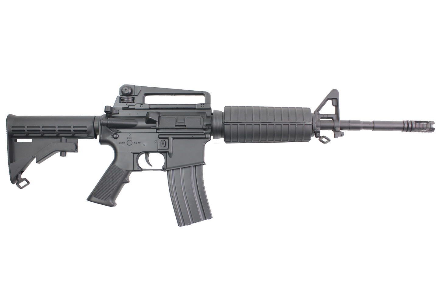 Huntsman M4 Long (Polymer Body/Full Metal Gearbox - inc. Bat. and Charger - 061A - Black)