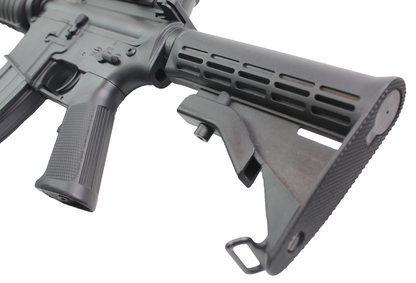 Huntsman M4 Long (Polymer Body/Full Metal Gearbox - inc. Bat. and Charger - 061A - Black)