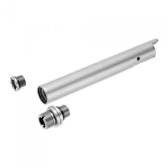 Laylax Nine Ball 2-Way Fixed Non-Recoiling Outer Barrel for TM Hi-Capa 5.1 (Black)