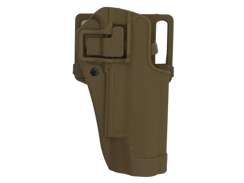 Black M92/M9 Belt Holster (Hard - Right Hand - Tan)