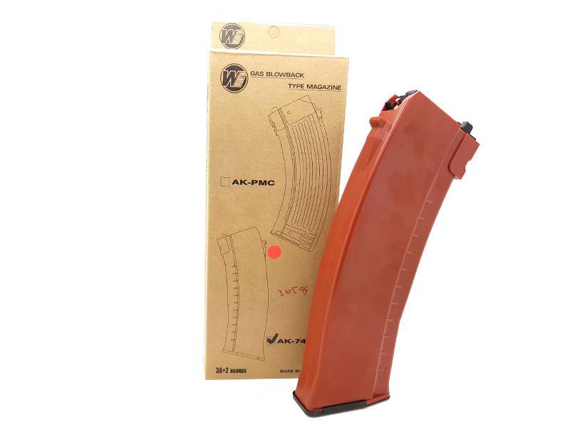 WE AK74 UN Gas Magazine (30+2 Rounds - Orange)