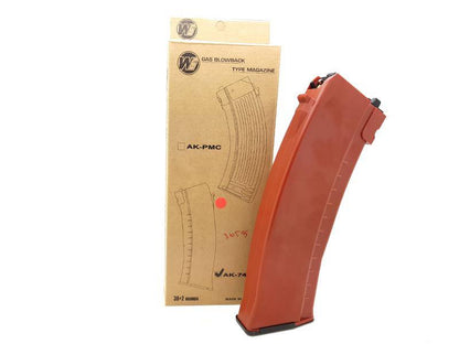 WE AK74 UN Gas Magazine (30+2 Rounds - Orange)