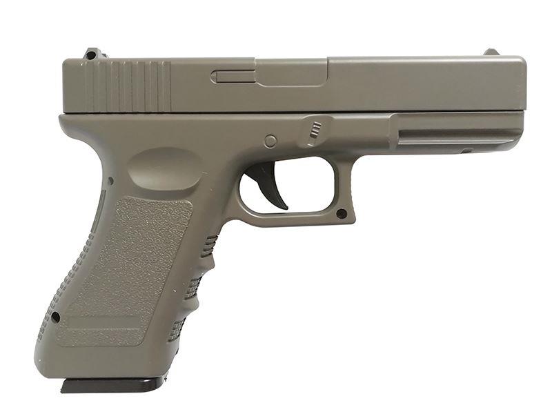 ACM 17 Series Spring Pistol (Full Metal - Brown - V20)