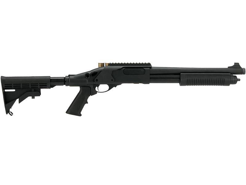 Golden Eagle M870 Tri-Shot Gas Pump Action Shotgun (Medium - Black - M8873 - V2)