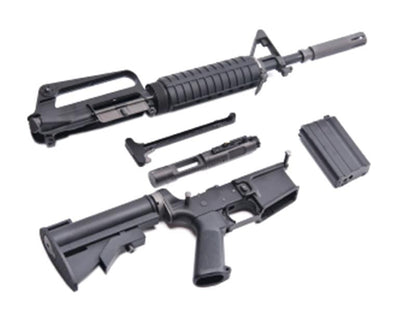 WE XM177 Gas Blowback Rifle (Full Metal - Black - WE-R-M007)