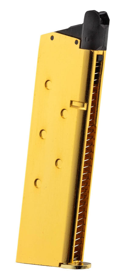 Golden Eagle 1911 Full Metal GBB Airsoft Pistol w/ Hard Case - Gold
