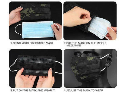 Big Foot Tactical Camo Mask Cover (V1)