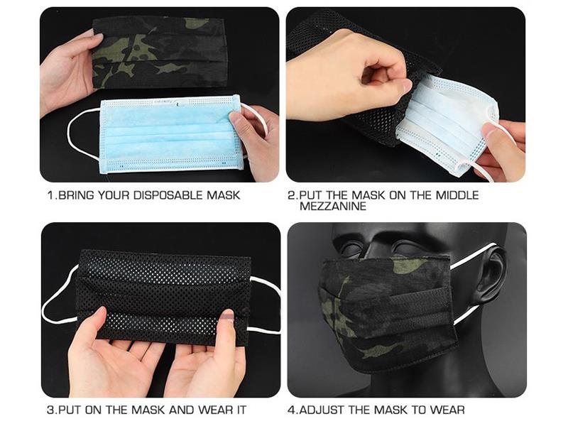 Big Foot Tactical Camo Mask Cover (V1)