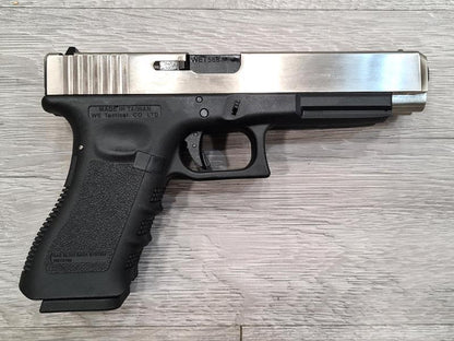 WE 34 Series GBB Pistol Double Barrel - Silver