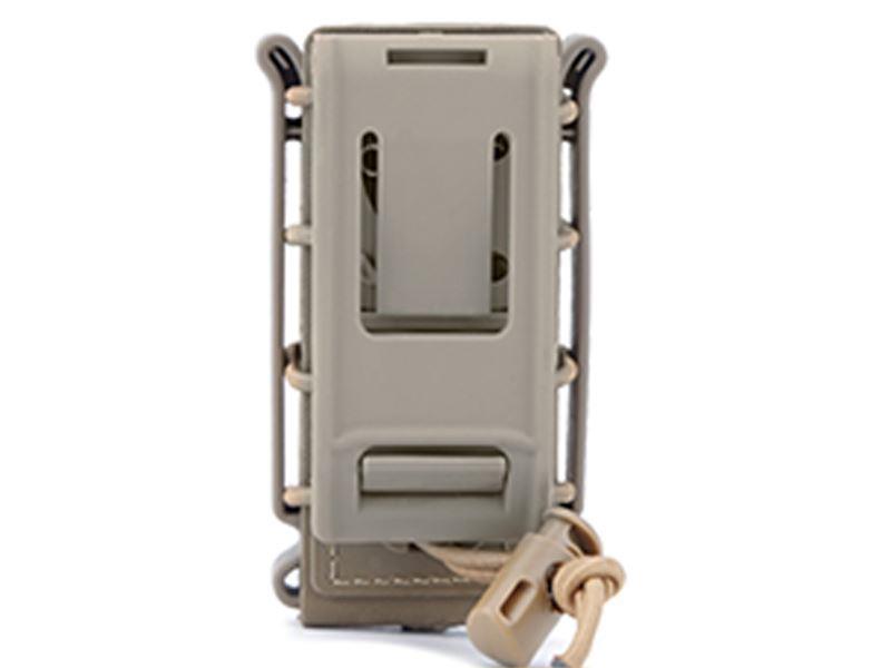 Big Foot Pistol Fast Magazine Pouch (Polymer - Adjustable Elasticated Retention - Tan)