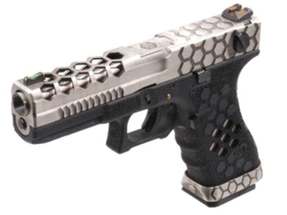Armorer Works Custom Hex Cut GBB (AW-VX0200 - Silver)