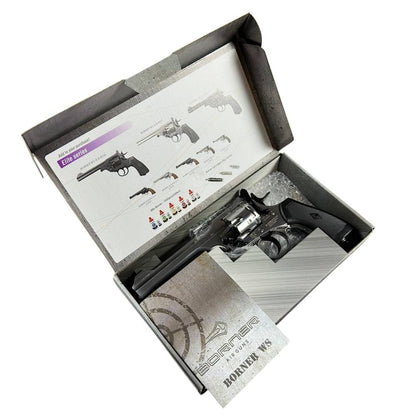 Borner WS CO2 Revolver 4.5mm BB Silver
