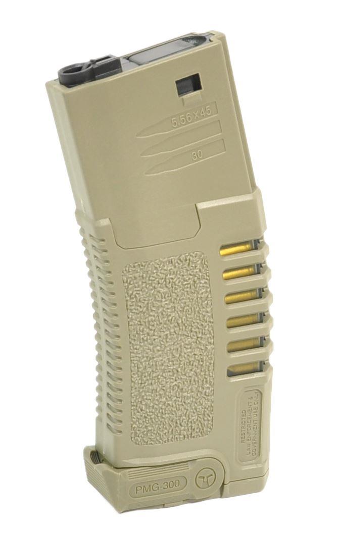 Ares Amoeba M4 P-Mag Magazine 140 Rounds Nylon with Metal Internals (Tan - AM4-140-10-BK)