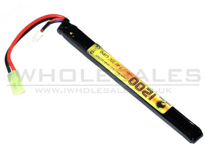 Hawk Arms Battery 1200 mAh 7.4 20C Lipo (Super Slim)