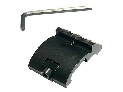 ACM Tactical 45 Degree Offset SIde Rail Mount (Ultra Low Profile - 20mm RIS Rail - Black)