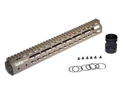 Ares Octa Arms 13.5" Keymod System Handguard Set (Tan) (KM-002S-DE)