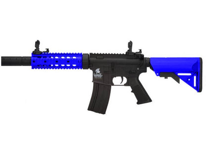 Lancer Tactical M4 LT-15 Gen2 AEG Rifle (Inc. Battery and Smart Charger - BLUE)