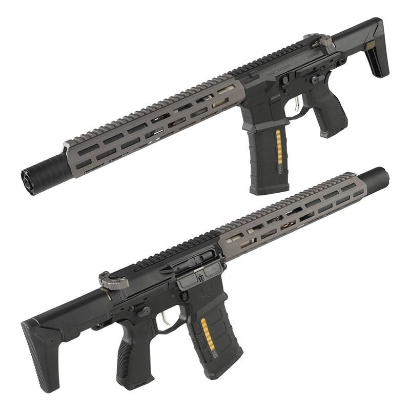 [Pre-Order] Salvo Precision 7.0 Honey Badger SD w/ PDW Stock - Gas Blowback Rifle (MWS System / Steel Bolt - S004B-02 BK)