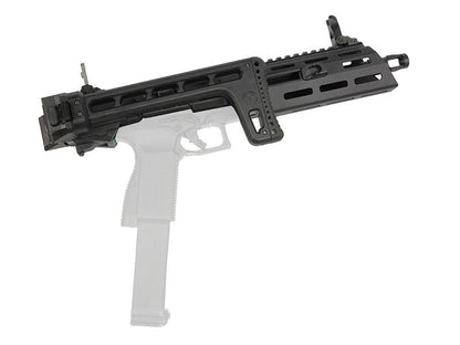 G&G SMC-9 9mm Conversion Carbine Kit with GTP9 Gas Blowback Pistol (Black - KIT ONLY)