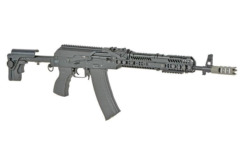 Cyma Platinum AK74 Tactical AEG Rifle with Eshooter ETU GEN-2 (Black - CM113A)
