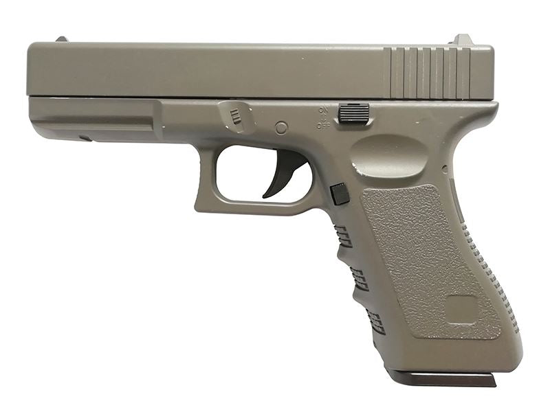ACM 17 Series Spring Pistol (Full Metal - Brown - V20)