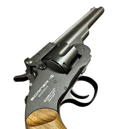 Borner Schofield Co2 Revolver (4.5mm/.177 - BB and Pellet - Black)