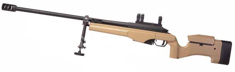 Ares Mid-Range Gas Bolt Action Sniper Rifle with Scope Mounts and Bipod (MSR-009-DE)