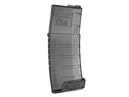 Amoeba by Ares M4 PMAG Mid-Magazine (140 Rounds - Pack of 5 - Black - AM4S-M-140-5-BK)