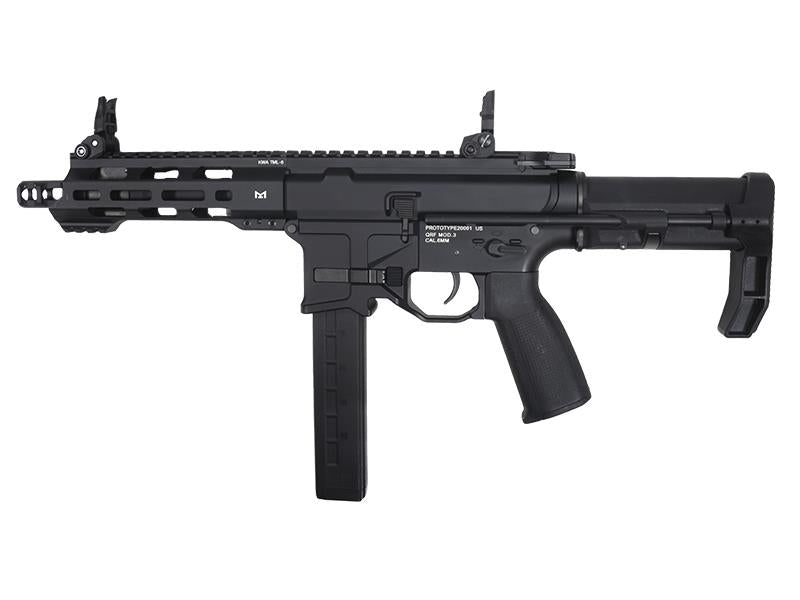 KWA QRF MOD3 AEG 2.5 SMG (Black - MOD3 - 104-01503)