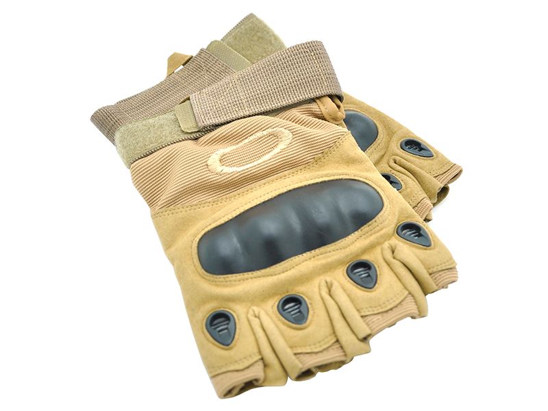 ACM Fingerless Gloves With Nuckle Protection (C:M/E:S - Tan)