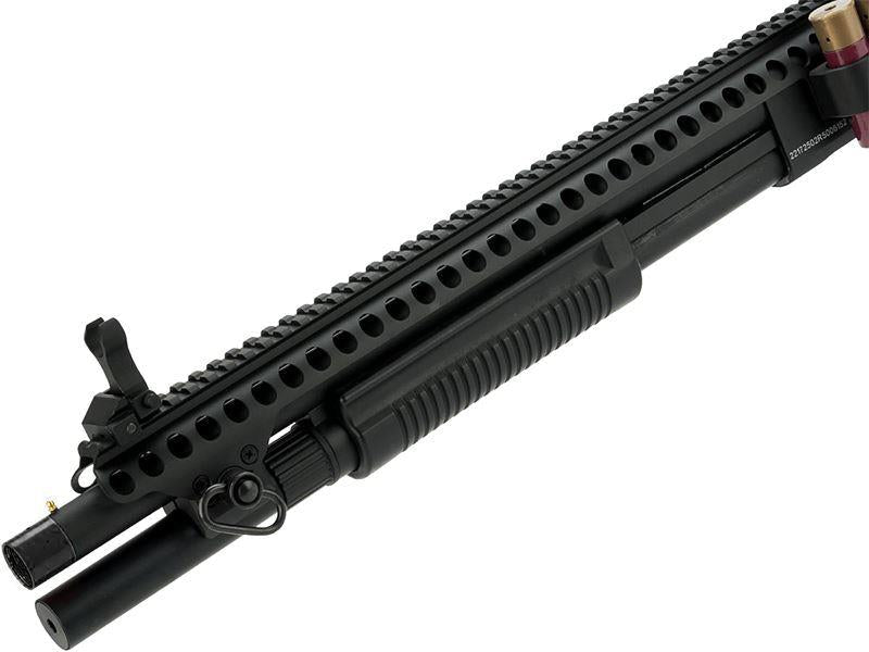 Golden Eagle M870 AR Tactical Tri-Shot Gas Pump Action Shotgun (Medium - Black - M8874 - V2)