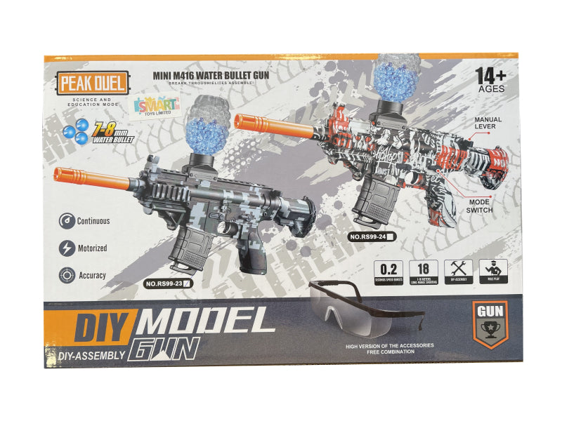 Gel Blaster - M4 RIS - 2:3 Scale - Colours May Vary - Includes Battery and Charger