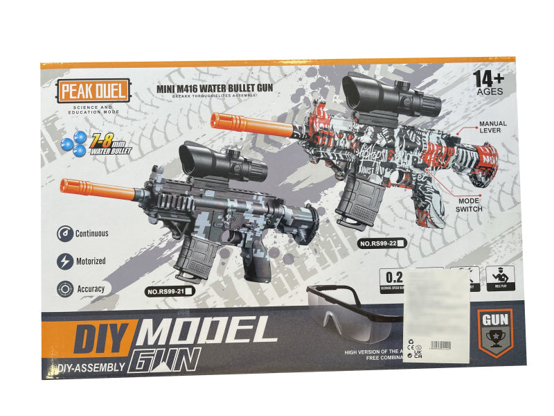 Gel Blaster - M4 RIS - 2:3 Scale - Colours May Vary - Includes Battery and Charger