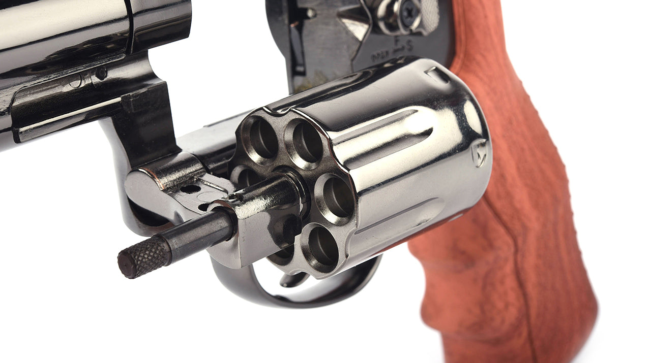 Hwasan 2.5" Co2 Revolver (4.5mm/.177 BB - Metallic - Wood Grip)