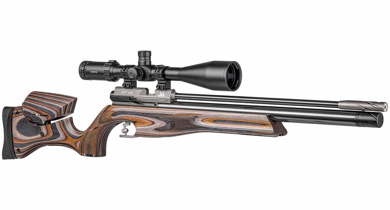 Air Arms HFT 500 PCP Air Rifle - Laminate Forest Green Ambidextrous - .177/4.5mm