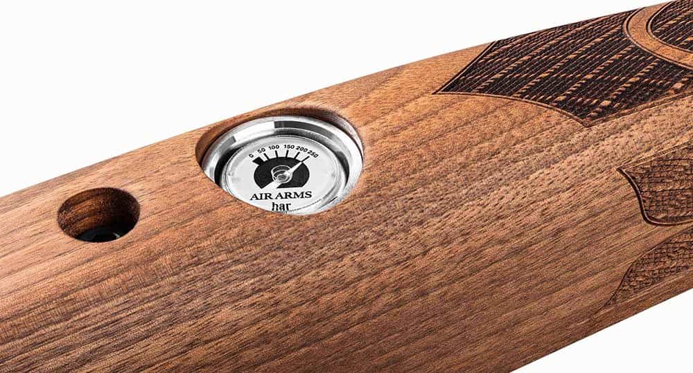 Air Arms S410 PCP Rifle Superlite Traditional Brown - Ambidextrous - .177/4.5mm