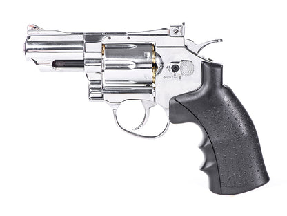 Hwasan Revolver 2.5inch Co2 Air Pistol (4.5mm- Silver - Full Metal)