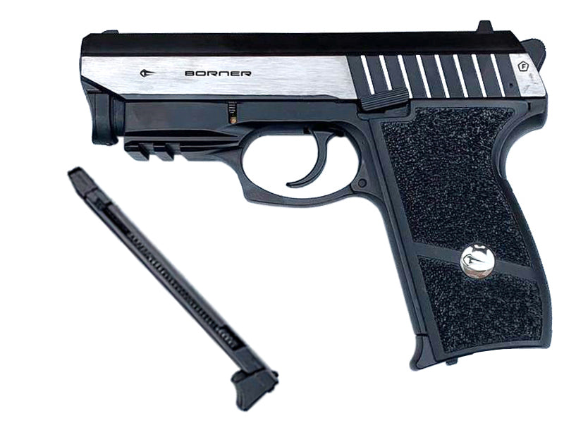 Borner 4.5mm/.177 Panther 801 with Red Laser Inbuilt (Metal - Dual Tone Black)