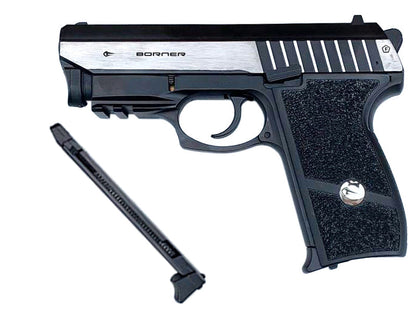 Borner 4.5mm/.177 Panther 801 with Red Laser Inbuilt (Metal - Dual Tone Black)