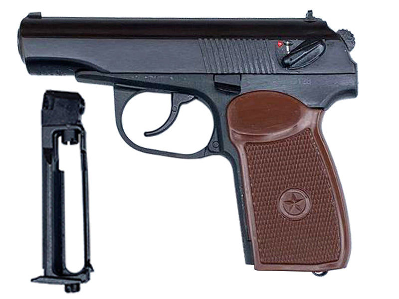 Baikal 4.5mm/.177 MP-654K-20 (Full Metal - Brown Grip)