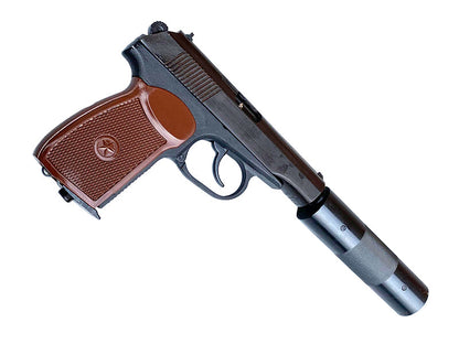 Baikal 4.5mm/.177 MP-654K-22 (Full Metal - with Silencer - Brown Grip)