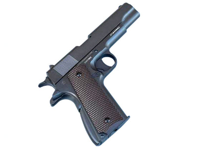 Auto Ordnance 1911 Thompson Co2 Non-Blowback Pistol (4.5mm/.177 Pellet - Metal Slide and ABS Body - Cybergun - Black - 438301)