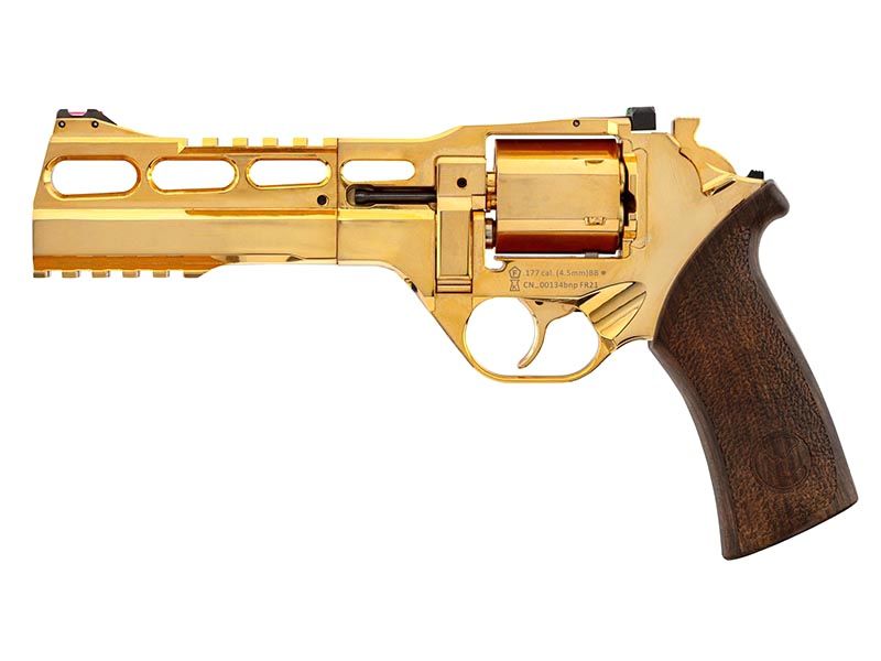 Chiappa 4.5mm/.177 Charging Rhino 60DS Co2 Revolver (6" - Gold - 440.129)