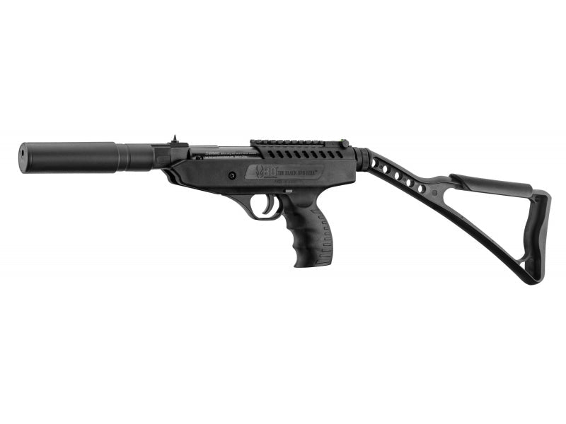 Bo Manufacture 5.5mm/.22 Langley Hitman Break Barrel Air Pistol with Silencer (7.5j - Black)